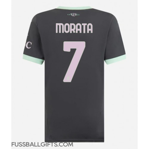 AC Milan Alvaro Morata #7 Fußballbekleidung 3rd trikot Damen 2024-25 Kurzarm